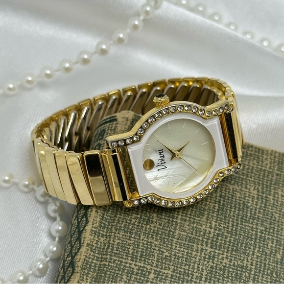 Gold Diamanté Vivani Watch with Mother of Pearl Dial - Picture 3 of 6